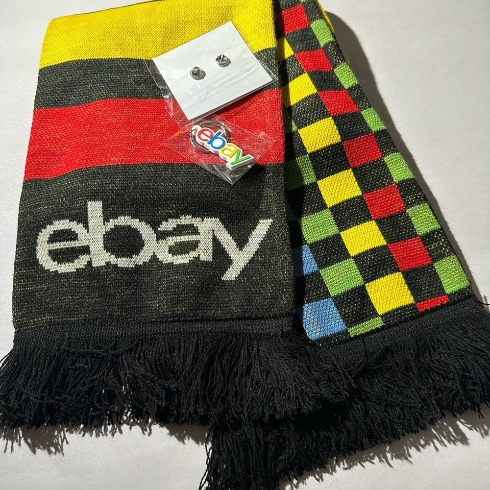 2023 eBay Open Scarf Key Chain Pin Swag